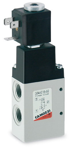 1/4" SOLENOID NORMALLY OPENED 24V 50/60HZ 3.5VA - 334 E15 02 U7H